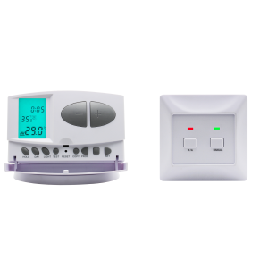 Bezicni sobni termostat programabilni NERO NQ7-RF BELI